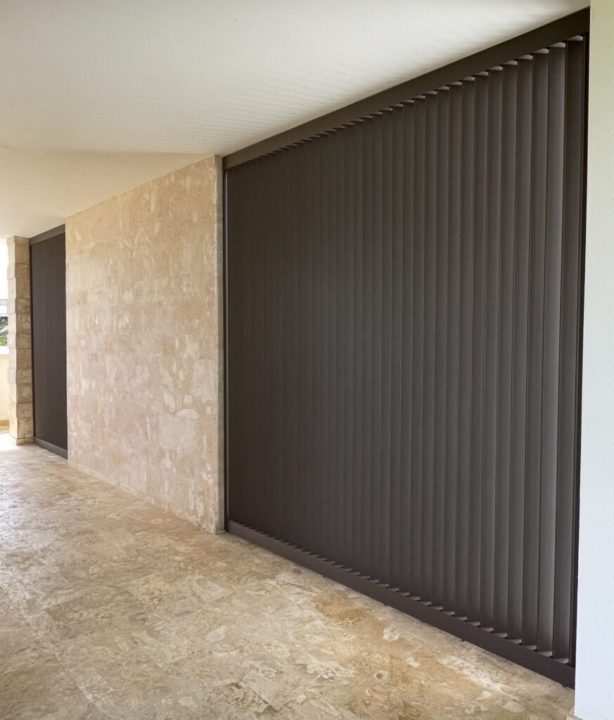 Wrapped Privacy Louvres