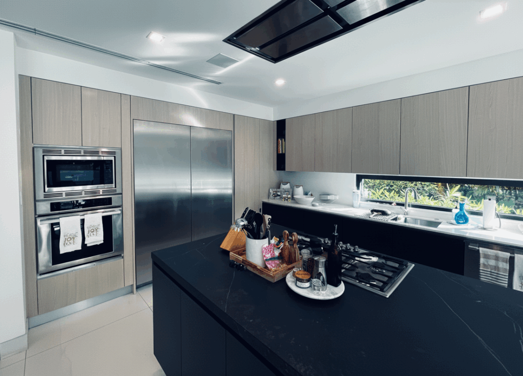 Kitchen Rewrapped in Light Beige